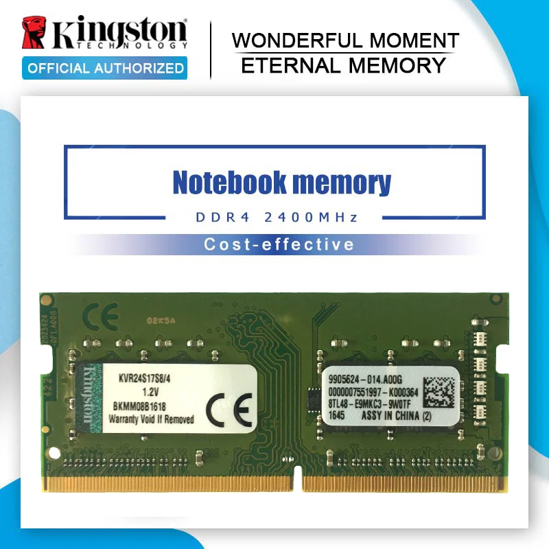 Оперативная память Kingston для ноутбука игровая Память DDR4 объемом 8 ГБ 4 Гб 2400 МГц 2666
