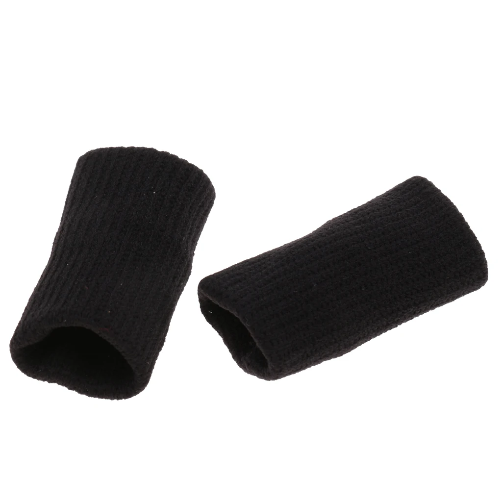 5 Pieces Sports Elastic Finger Sleeves Protector Sleeves Breathable Support Thumb Brace Protector Sports Aid Nylon Finger Sleeve