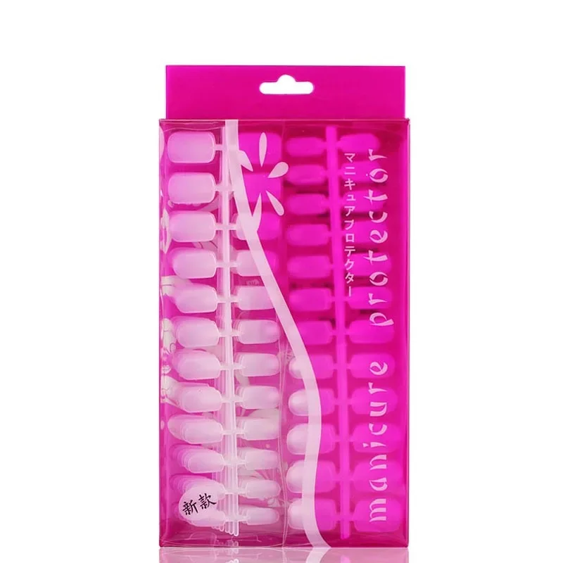 Ultra-Thin Nail Tip Breathing Nail Tip Dissolved Dismount Phototherapy Manicure Patch Transparent Stick Completely Fake Nails 28