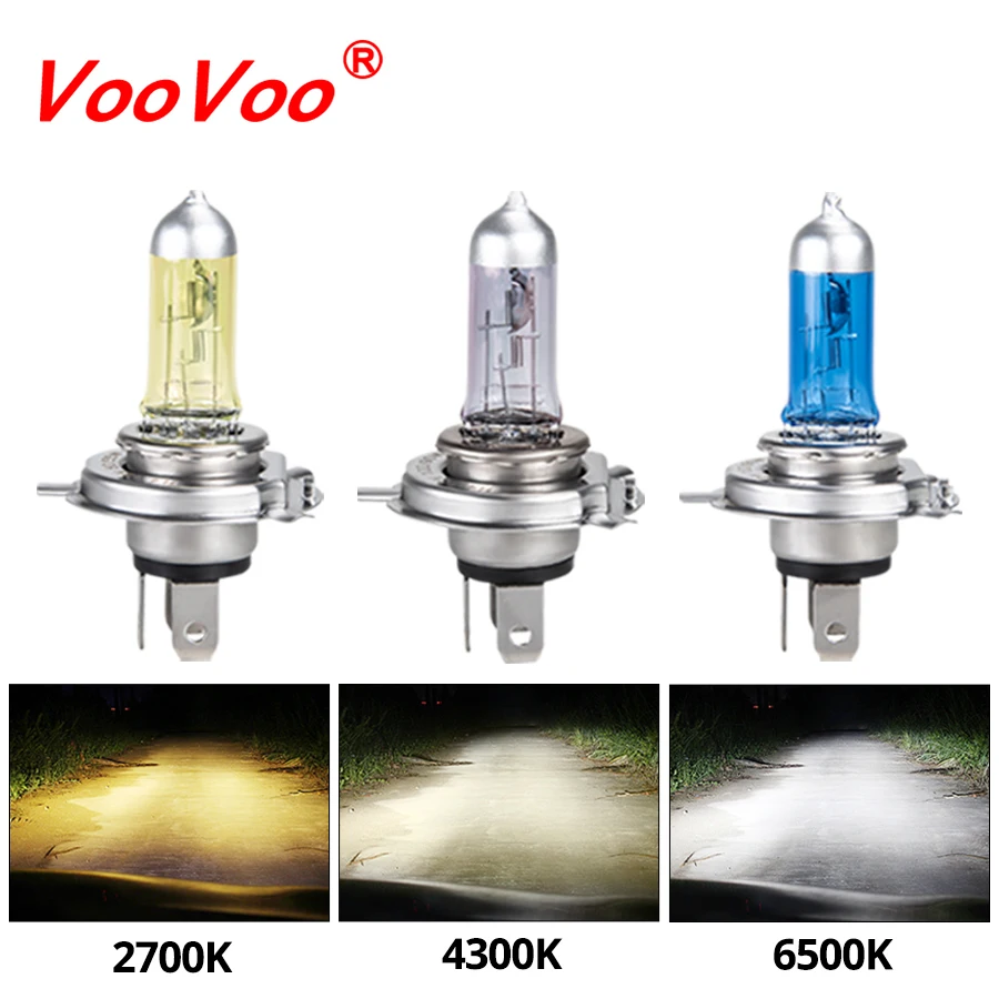 MGCOKINILY H7 Halogen Auto Lampen - 55W 300% Helligkeit 11000LM 6000K