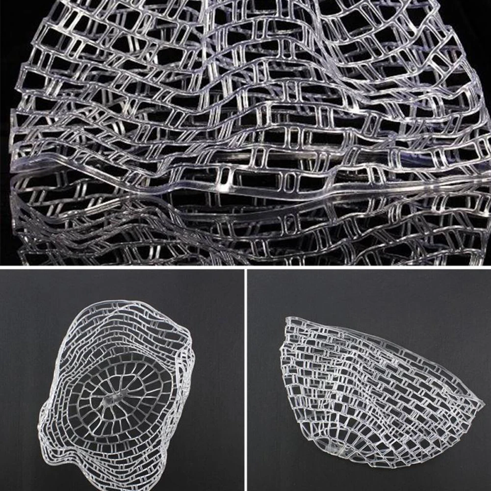 

New Rubber Fishing Net 39/47 Inch Fly Fishing Net Folding Mesh Fishing Gear Fishing Net Fishing Accessories