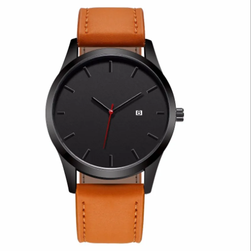 

New Style Simple Fashion Calendar Sports Watch Men Fashion Dull Polish Quartz Watch