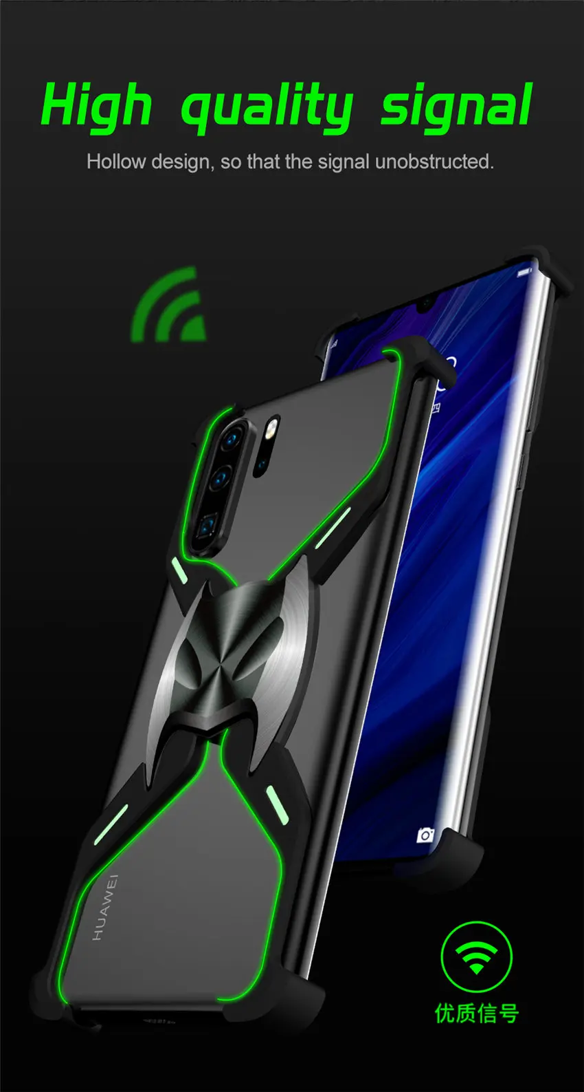 Алюминиевый металлический магнитный чехол для huawei P30 Pro маска Бэтмена противоударный жесткий чехол для huawei P30/pro люминесцентный бампер чехол