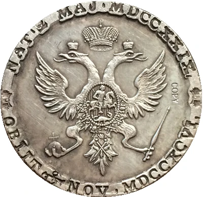 

Russian Coins 1796 copy 27.5mm
