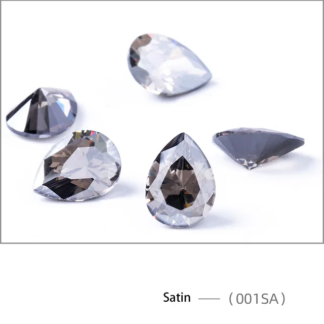 20 Pcs Multi Size AAAAA Zircon Natural Gemstone High Quality Jewelry Zirconia for Earring Necklace Making Accessories for Women Satin