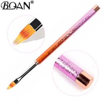 

BQAN 1PCS Colorful Nail Art Brush Gel Brush For Nail Art Ombre Soft Gradient Brush For Manicure Nail Polish Drawing Painting Dec