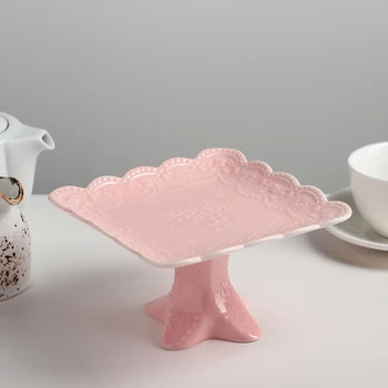 

Susan cake platter, 15x9 cm, pink