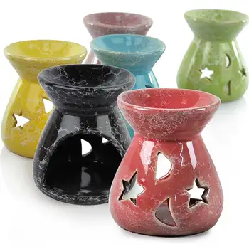 

Romantic Oil Fragrance Oils Aromatherapy tealight Candle Holders Simmering Granule Ceramic Tools LXY9