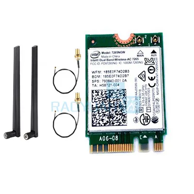 Двухдиапазонный беспроводной AC 7265NGW 7265AC 2X2 NGFF 867 Мбит/с + BT4.0 Wlan-карта SPS:756751-005 756749-001