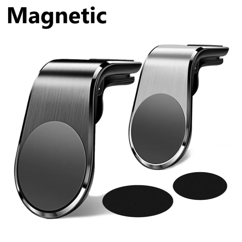 Metal Magnetic Phone Holder Car Air Vent Mount Mobile Stand GPS Support For iPhone 12 11 Pro X Max 8 7 Xiaomi HuaWei mobile stand