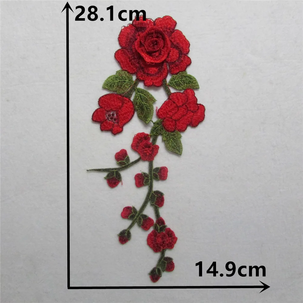 3D цветок розы кружевная ткань вышивка кружева воротник DIY полиэстер выдалбливают шитье кружево и отделка Ремесло Материал платье аксессуар - Цвет: YL742