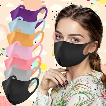 

7pc Adult's Reusable Washable Air Purifying PM2.5 Face Mask Carbon Filter Lay Protective Face Mask Ear Hook Outdoor Face Shield