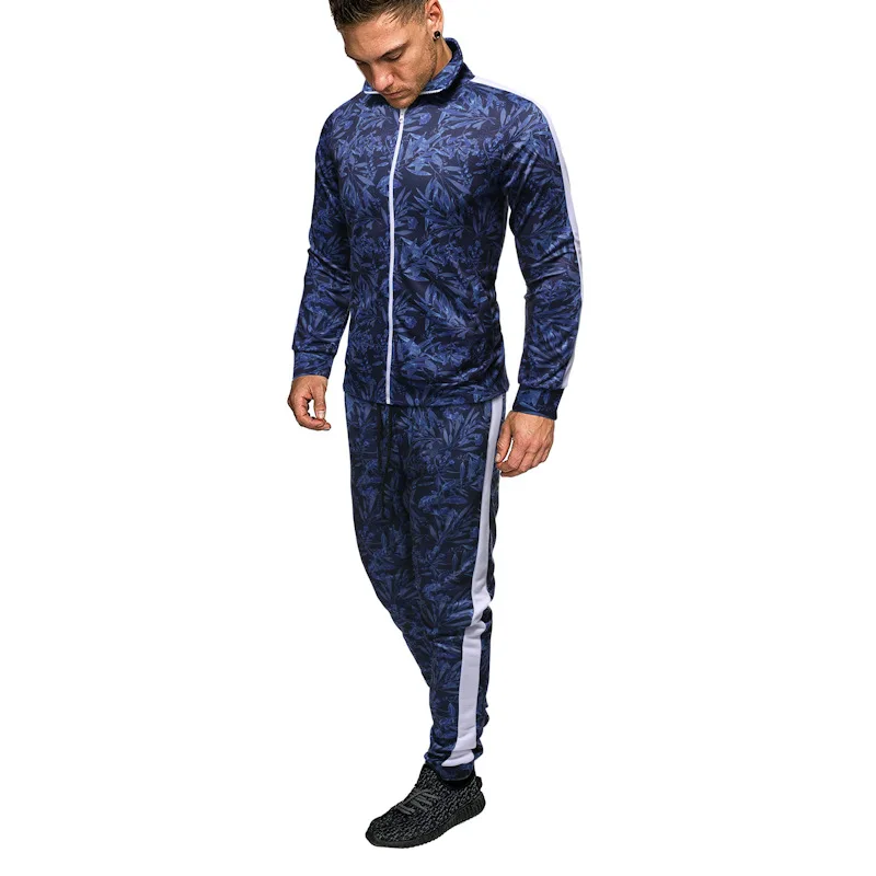 

2019 Autumn And Winter New Style Men 3D Digital Printing Leisure Suit Tz02