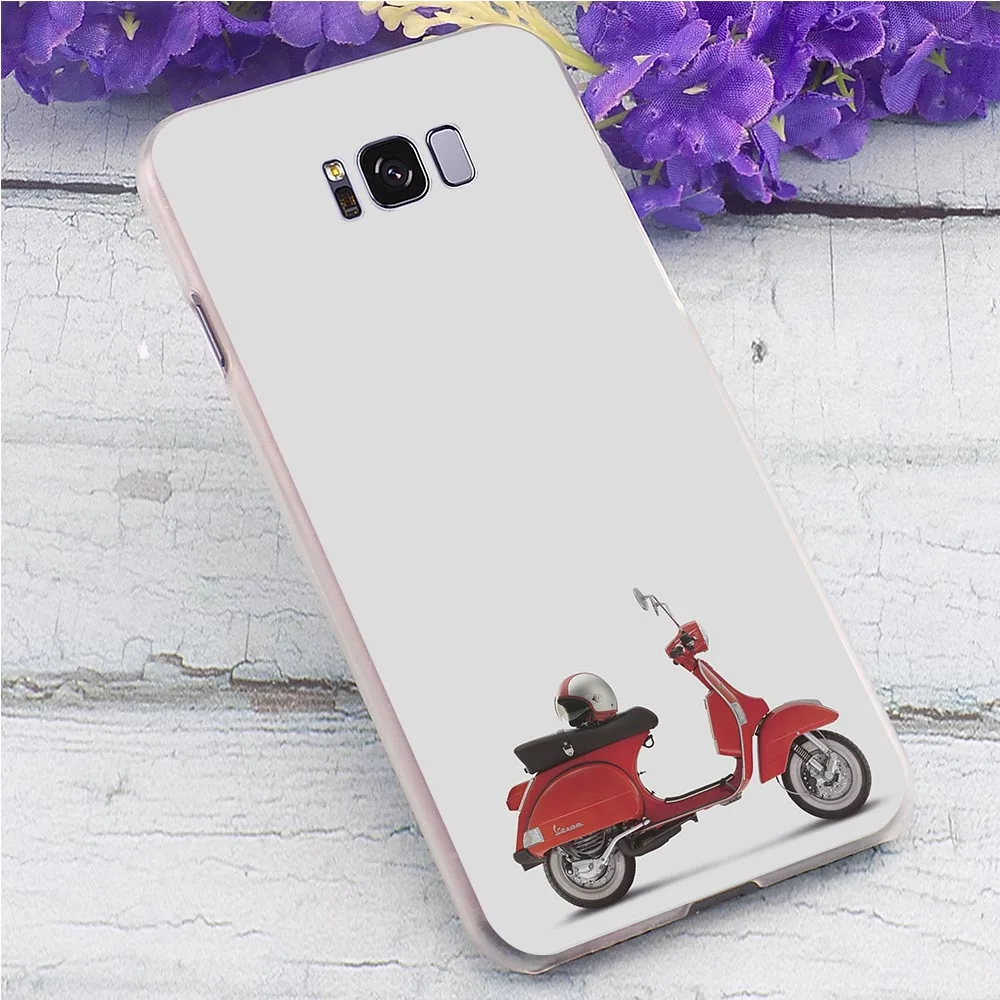 Чехол для телефона samsung S7 Vespa Scooter Cover Note 8 9 M10/M20/M30 Galaxy S6/S7 Edge S8/S9/S10 Plus S10e жесткий чехол