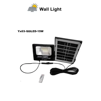 

100/75 Led solar light lamp floodlight Outdoor Power Wireless Wall Street Waterproof for Road Garden Path Night Security indoor