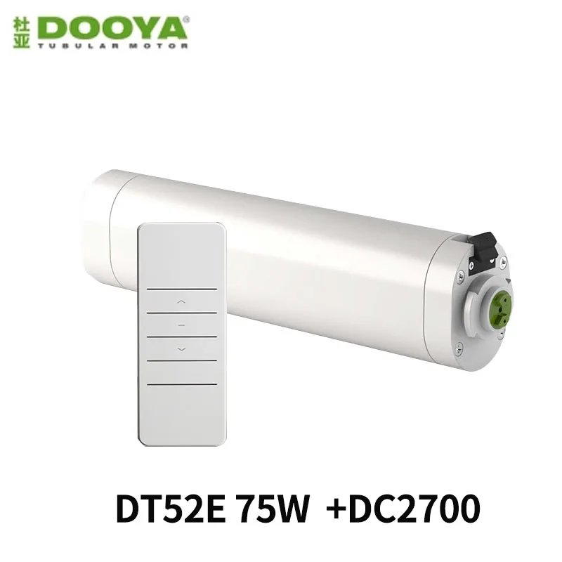 Dooya электрический занавес двигатель DT52E 75 Вт 220 В умный дом работа с dooya пульт дистанционного управления - Цвет: DT52E75W DC2700