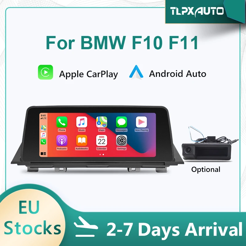 Автомагнитола Apple CarPlay 10 25 дюйма Android для BMW F10 F11  Автомобили и | Отзывы и видеообзор