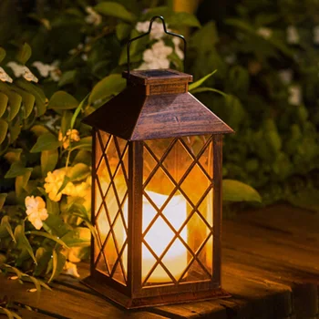 

Creative LED Electronic Waterproof Solar Powered Candle Lantern Street Lamp Candle Light for Garden Yard Outdoor Decoration