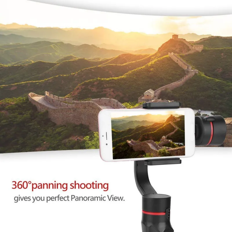  3-Axis Handheld Gimbal Stabilizer Smartphone Holder for iPhone Samsung Huawei Xiaomi Smartphones