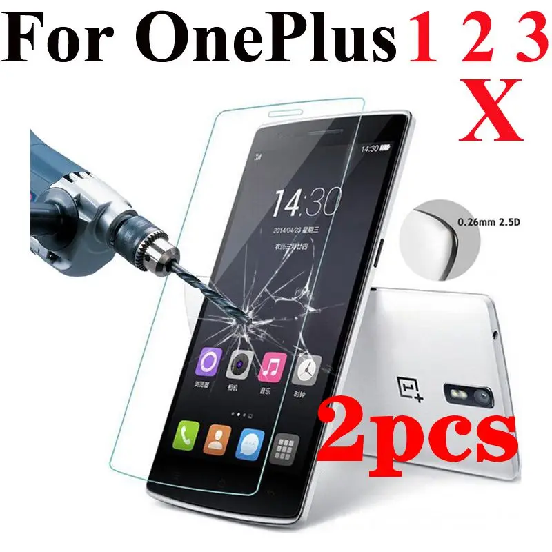 

2 uds 2.5D 9H vidrio templado para OnePlus 6t 5 1 2 película protectora de pantalla resistente para OnePlus 6T A0001 película protectora ultrafina
