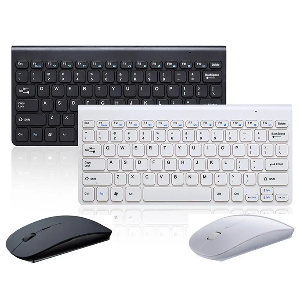 

Ergonomic Wireless Mini Keyboard Small Stylish Mouse Set Mini Keyboard for Tablet Laptop Smartphone Games Office Entertainment