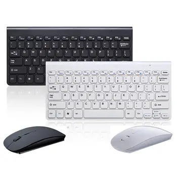 

Ergonomic Wireless Mini Keyboard Small Stylish Mouse Set Mini Keyboard for Tablet Laptop Smartphone Games Office Entertainment