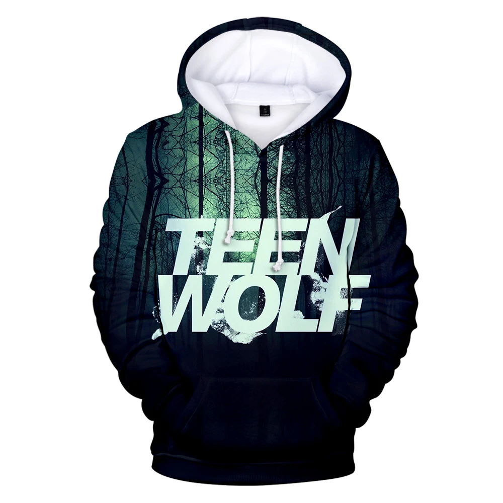 Горячая ТВ серии прочный Чехол TEEN WOLF 3D толстовки для мужчин Дамская Мода в стиле