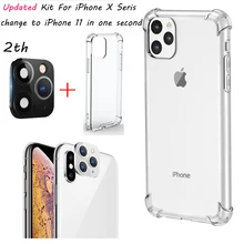 Обновленная Защитная пленка для задней камеры iPhone X Xs Max сменная