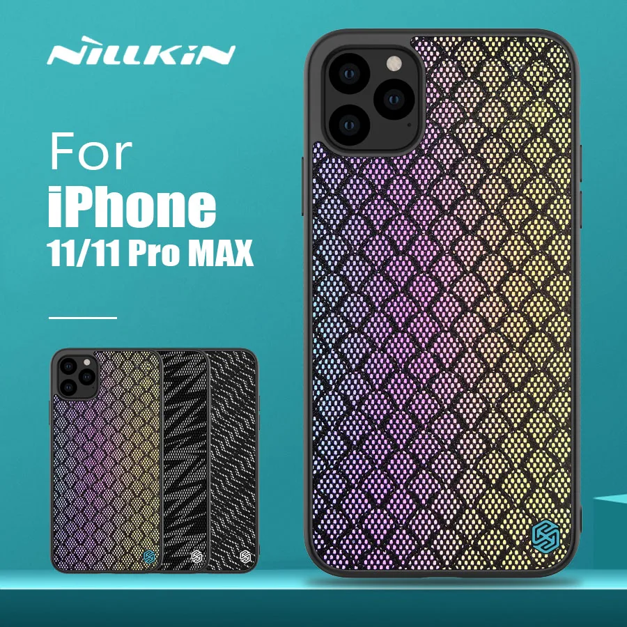 Чехол Nillkin для iPhone 11 Pro Max глянцевый модный силиконовый тонкий мягкий чехол из