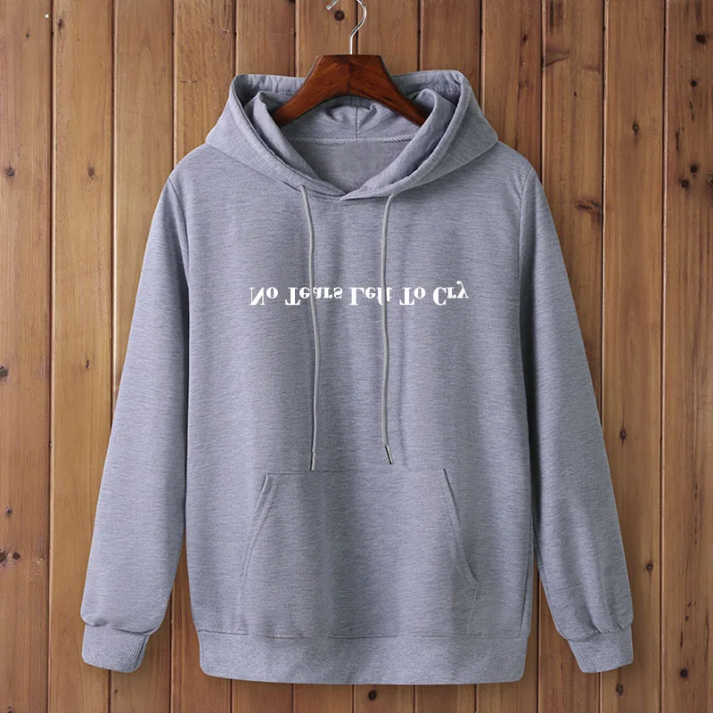 Толстовка мужская с капюшоном Thank U Next толстовка пуловер топы надписью NO TEARS LEFT TO CRY