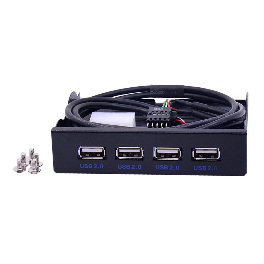 CHIPAL 4 порта USB 2 0 концентратор USB2.0 адаптер ПК Передняя панель расширения кронштейн