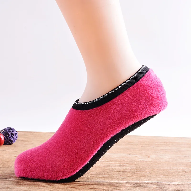Women Men Children's Winter Plus Velvet Floor Socks Boy Girl Baby Non-Slip Floor Socks Shoe Cover Non-Slip Shoes kids socks