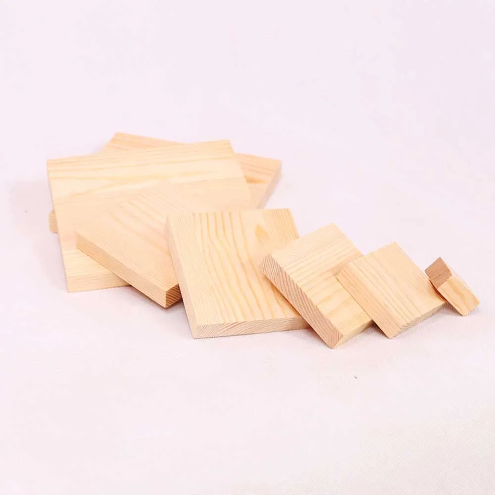 10pcs 8x8cm Natural Solid Wood Tray Diy Wooden Board Handmade Furniture  Craft Material Soldering Painting Chinese Style Coaster - Wood Diy Crafts -  AliExpress