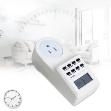 Новая акция в TS-t01us электронный плагин 12/24 часа программируемый таймер переключатель гнездо a# v9