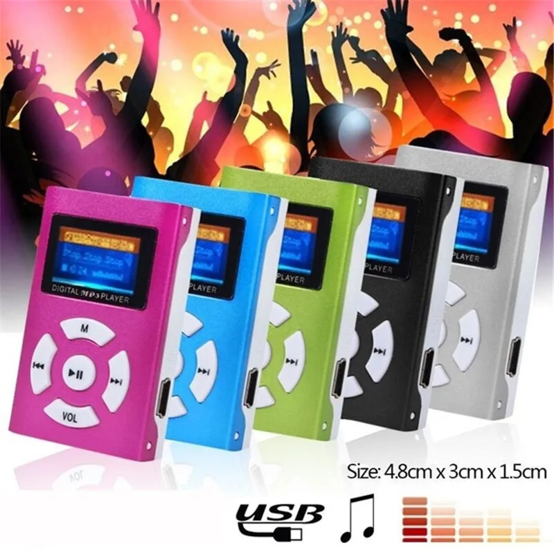

Car Auto Mini MP3 Portable USB Music Player LCD Screen Support 32GB Micro SD TF Card