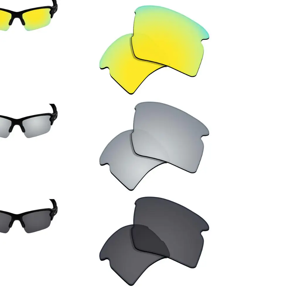 Smartvlt 3 Pairs Polarized Sunglasses Replacement Lenses For Oakley
