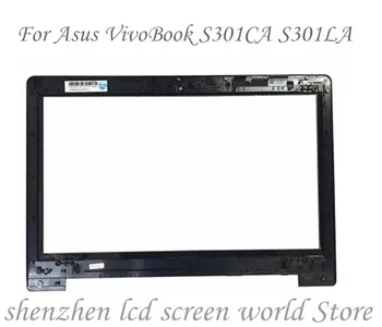 

100%TEST 13.3" FOR ASUS S301 S301L S301 S301C S301CA black JA-DA5308RA touch screen digitizer + Frame