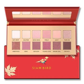 

12 Color Eyeshadow Palette Nude Shining Waterproof Long Lasting Eye Shadow Matt Powder Glitter Smoky Makeup Cosmetics