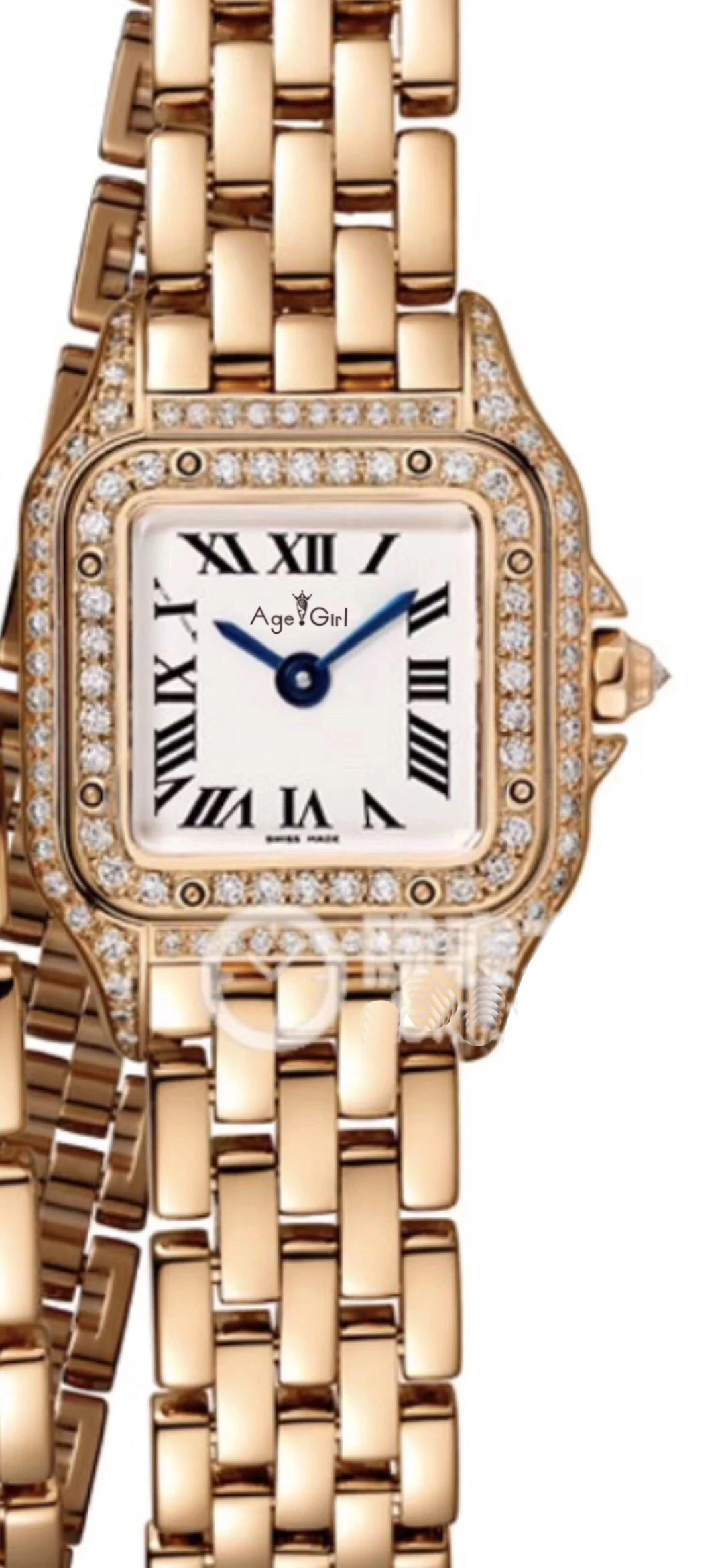 

Luxury Brand New Men Women Watch Quartz Sapphire Stainless Steel Square Rose Gold Silver White 2 Row Diamonds Luminous Watches