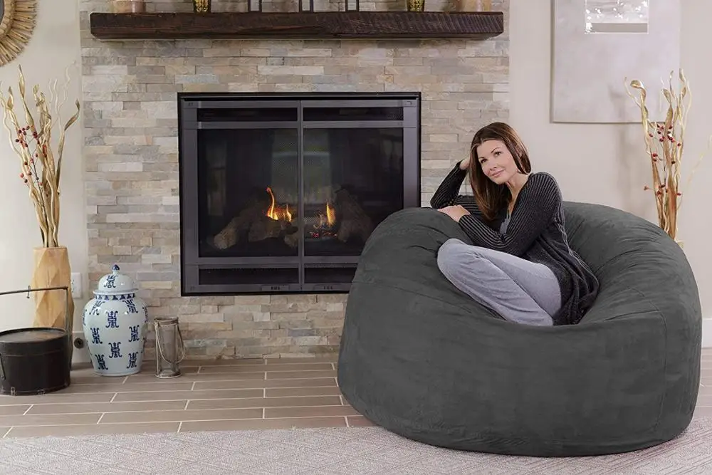 180L Sofa Sac Pouf Insert Filling Memory Foam PP Cotton Stuffed Giant King  Bean Bag Chair Puff Inner Core Beanbag Pillow Cushion - AliExpress