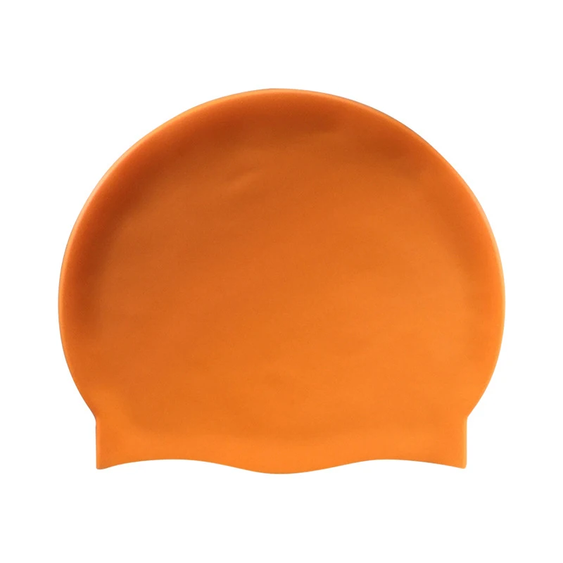 Bonnet de piscine unisexe en silicone imperméable pour