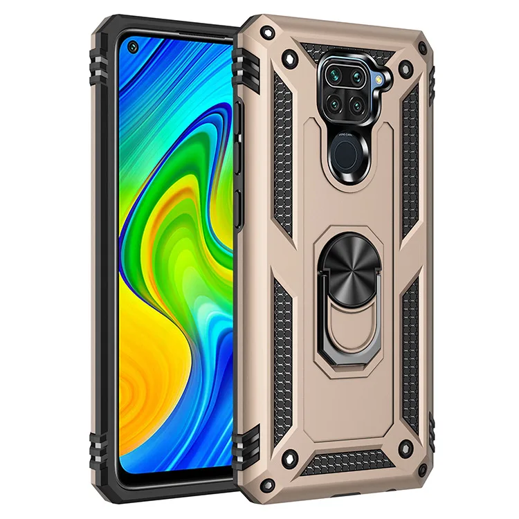 Shockproof for Xiaomi Redmi Note 9 Case Military Armor Drop Protective Ring Holder Magnet Phone Case Redmi Note 9 Pro Redmi 9 Hf9fcc09f9f5e43e1a8684c74b432462dy