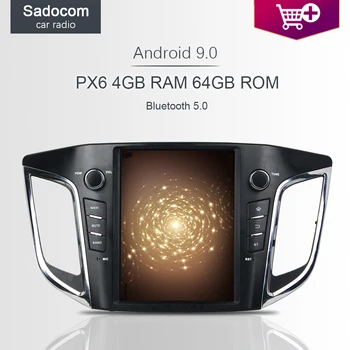 

PX6 DSP Tesla 10.3" Android 9.0 For hyundai IX25 Cetata 2015-2017 Car DVD Player Car Radio Multimedia Navigation GPS autoradio