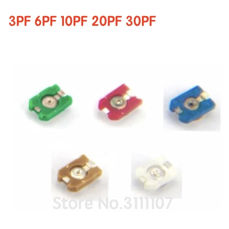 Регулируемый конденсатор для триммера 3PF 6PF 10PF 20PF 30PF SMD TZC3Z300A110 TZC3Z060A110 TZC3Z030A110