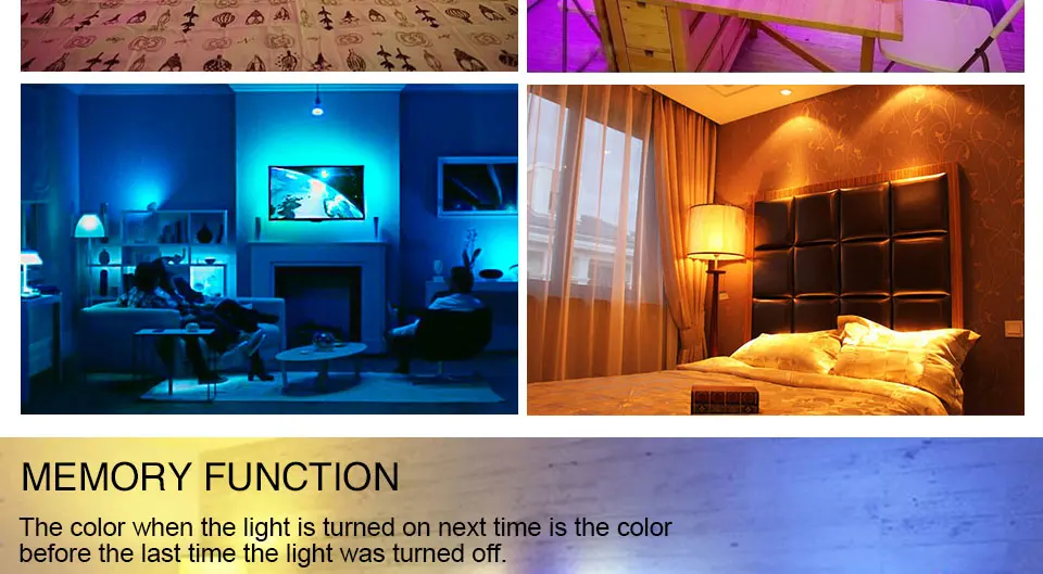 New Wireless Bluetooth Smart Bulb LED 15W RGB Magic Lamp E27 Color Change Light Bulb Smart Home Lighting Compatible IOS Android-2_25