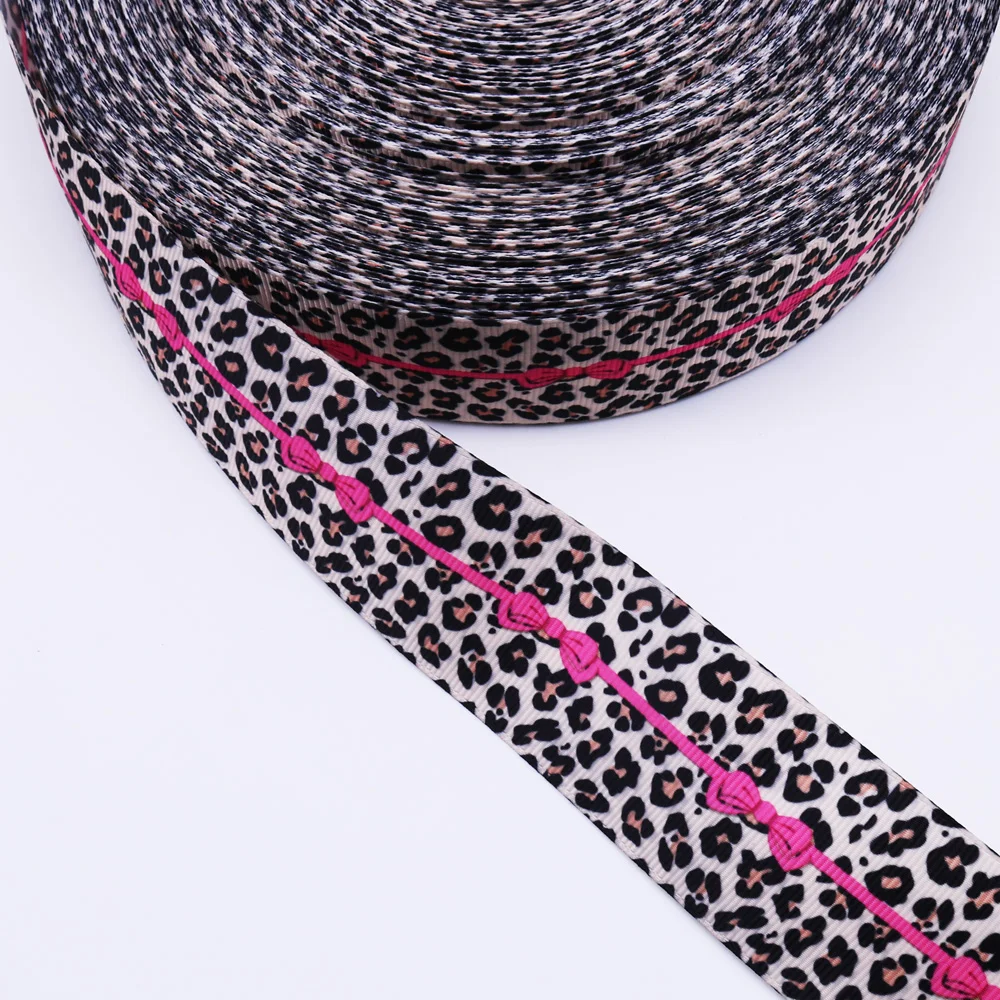 40 мм 10YD леопардовые корсажные ленты Свадебная вечеринка украшения DIY шитье подарочная упаковка Рождественская лента DD-053