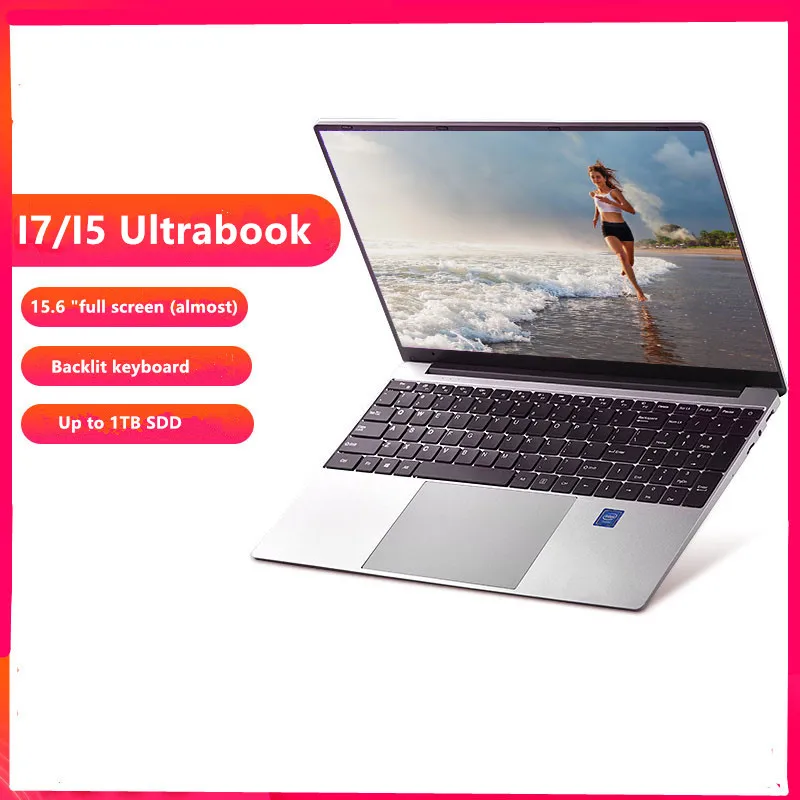 15.6 Inch Core I7 /I5 Windows 10 8GB RAM128G/ 256G/512G/1TB SSD Laptop with Backlit Keyboard Metal laptop Notebook Ultrabook-1