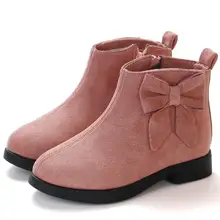Сапоги Martin для девочек кожаная спортивная обувь для девочек детские теплые сапоги модная зимняя обувь для принцесс с мягкой подошвой детские кроссовки