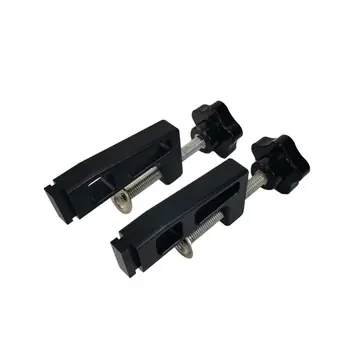 

2Pcs/set Woodworking Special Fixing Clips G Clamp for wood working Fence and 75 Type T Track Slot Thickest Clips 65MM