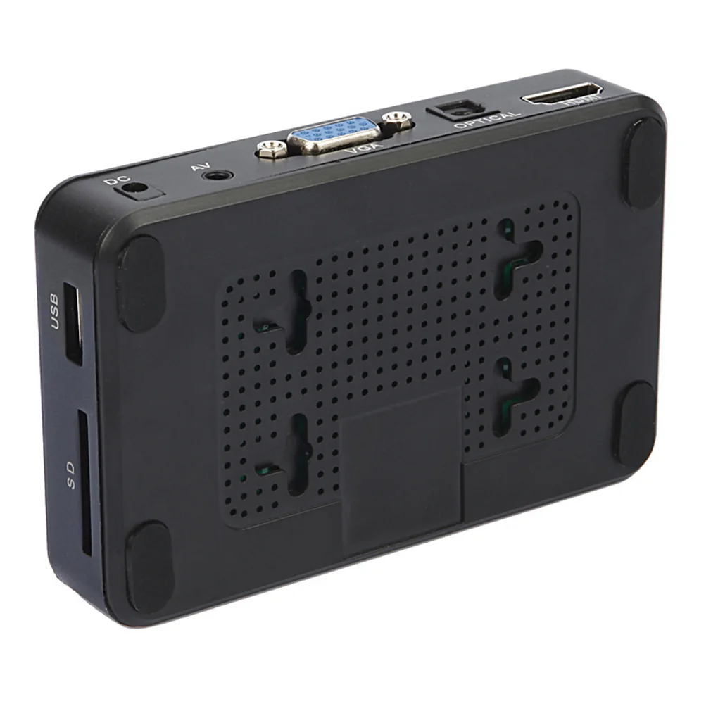 Мини Full HD медиа мультимедиа плеер Autoplay 1080P USB внешний HDD медиаплеер для SD U диск HDMI VGA AV выход для MKV RMVB